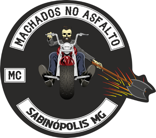 Logomarca Motoclube Machados No Asfalto